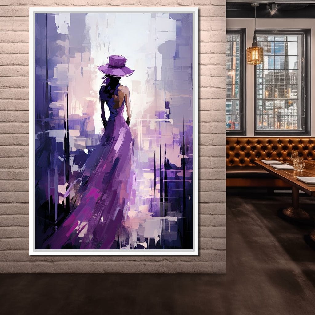 Amethyst Twilight Mystique Canvas Wall Art