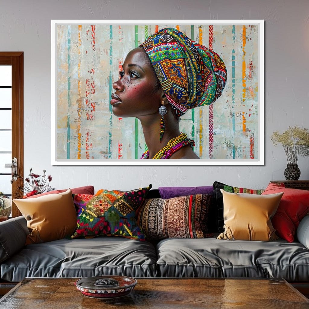 Vibrant Cultural Essence Canvas Wall Art