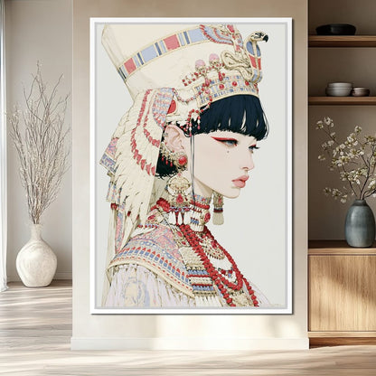Ancient Egyptian Bride Canvas Wall Art