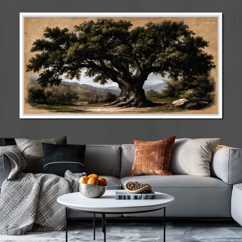 Guardian of the Ancient Hollow Canvas Wall Art