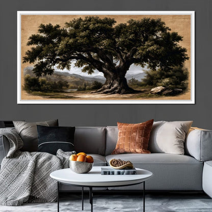 Guardian of the Ancient Hollow Canvas Wall Art