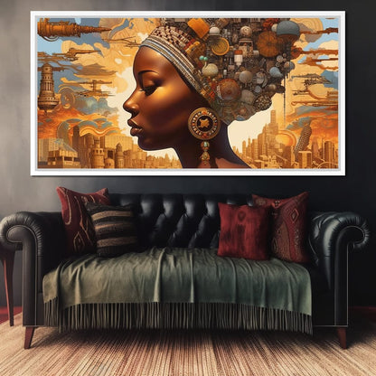 African Portrait Izula Canvas Wall Art