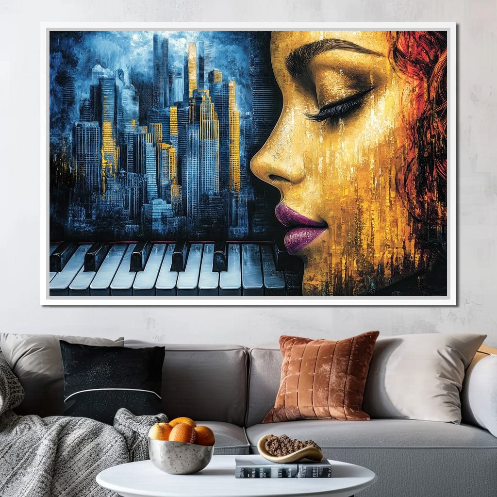 Harmony of Urban Elegance Canvas Wall Art