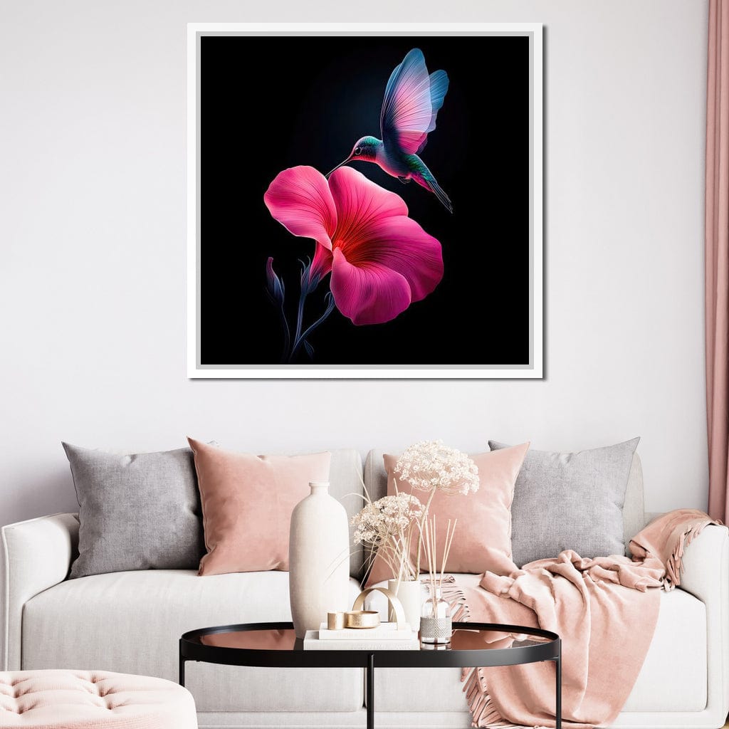 Whispers of the Hummingbird Canvas Wall Art