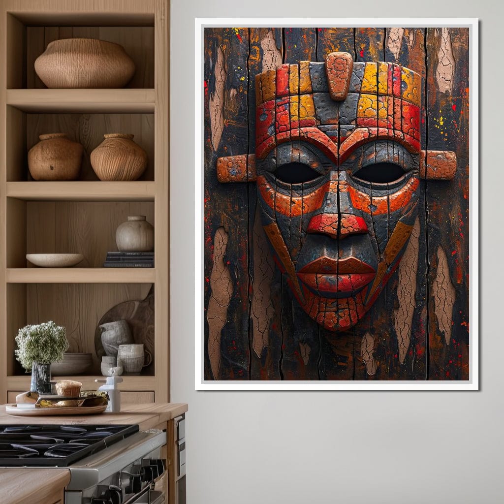 Ancient Tribal Resilience Canvas Wall Art