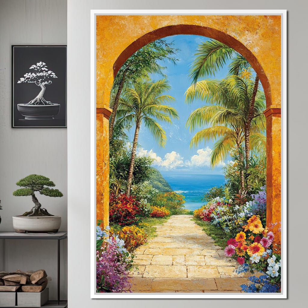 Tropical Vacation Canvas Wall Art