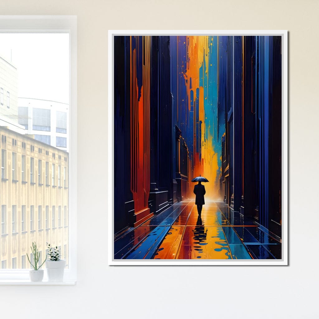 Streets of Loneliness Canvas Wall Art