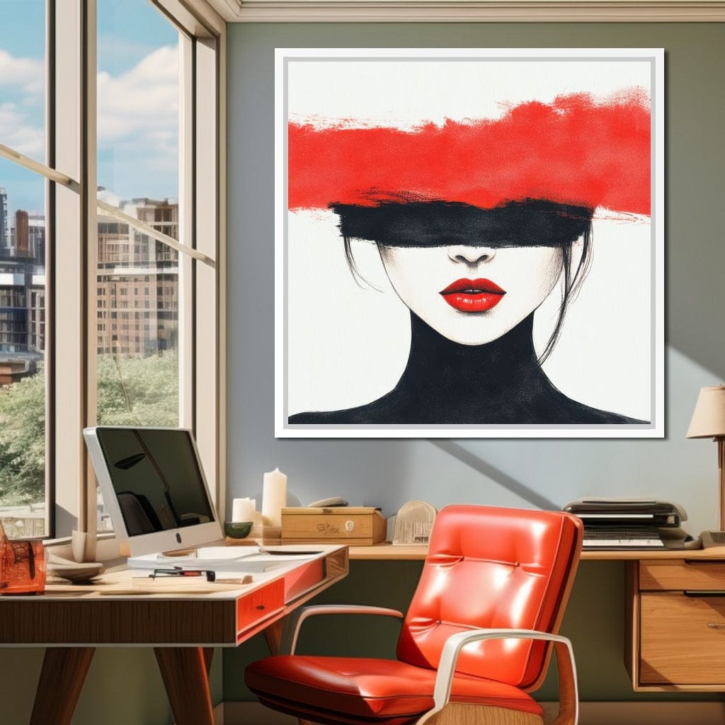 Radiant Allure Portrait Mystique Canvas Wall Art