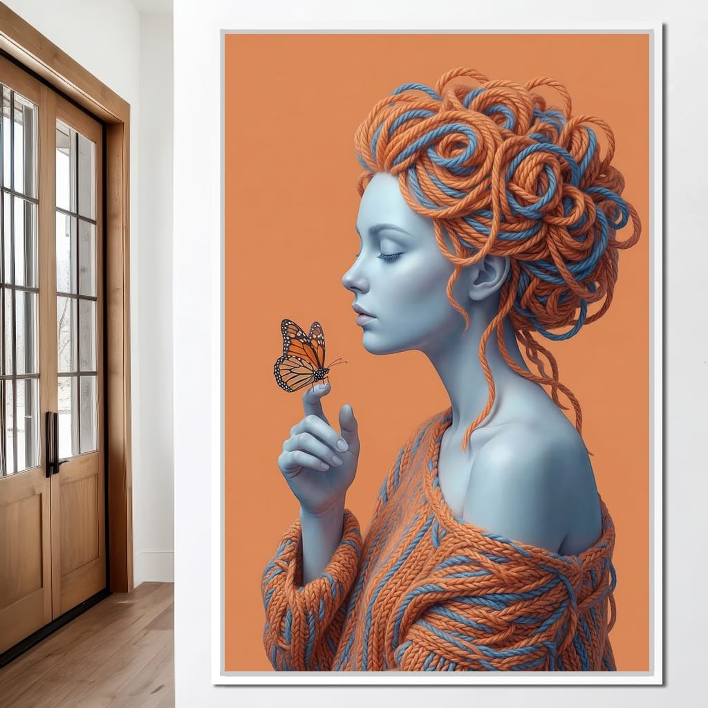 Holding a Quiet Miracle Canvas Wall Art