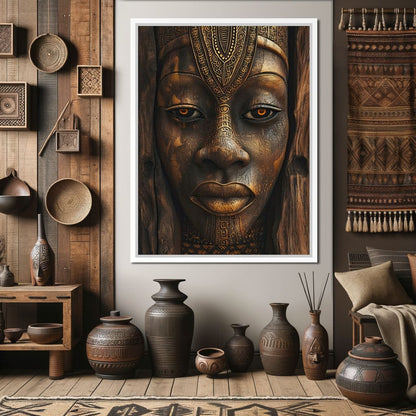 Ancient Golden Wisdom Canvas Wall Art
