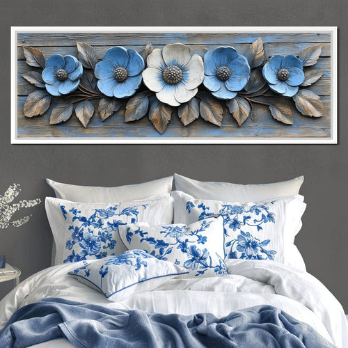 Rustic Bloom Harmony Canvas Wall Art