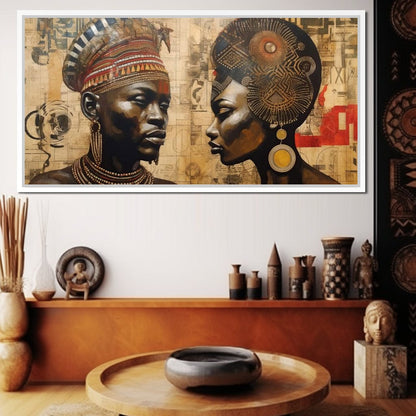 African Portrait Zithembe Canvas Wall Art