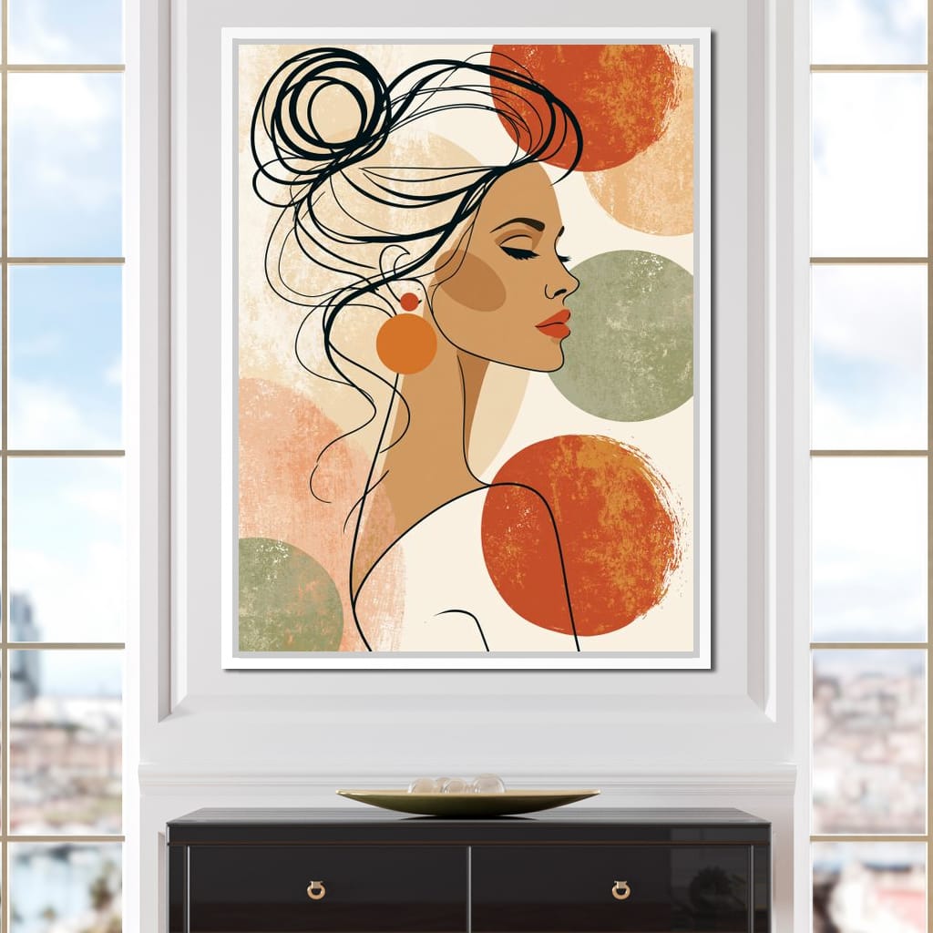 Reflections of a Soft Summer Evening Canvas Wall Art