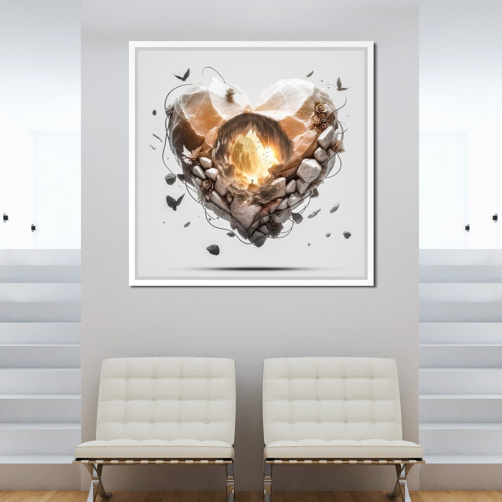 Heart Canvas Wall Art