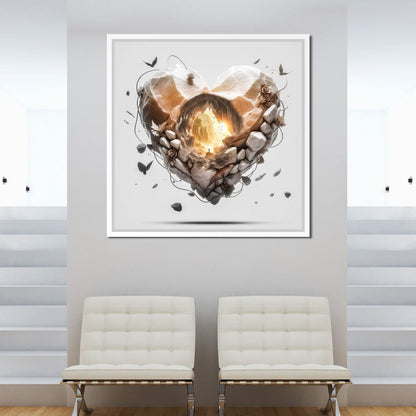 Heart Canvas Wall Art