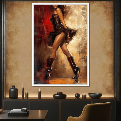 Alluring Strides Canvas Wall Art