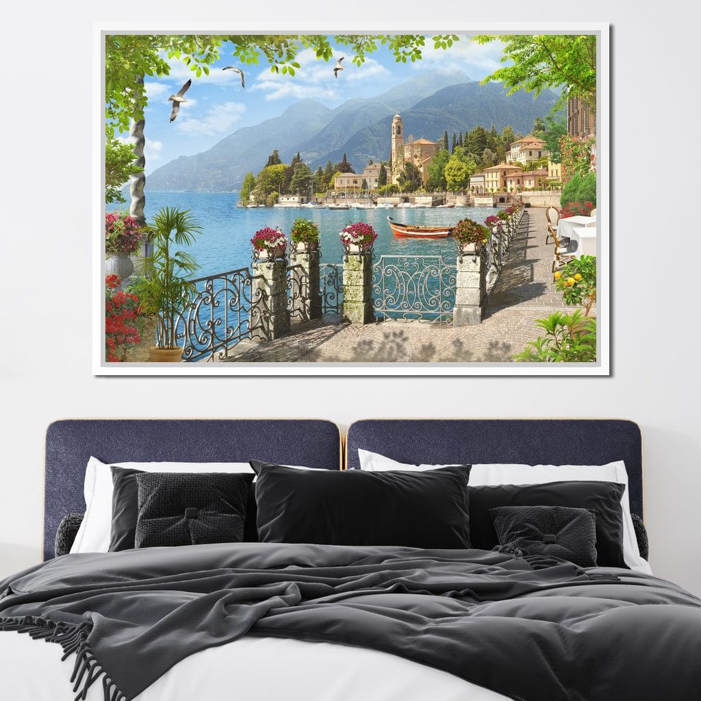 Italian Promenade Canvas Wall Art