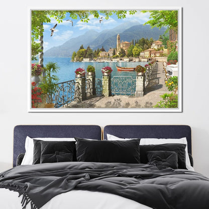 Italian Promenade Canvas Wall Art
