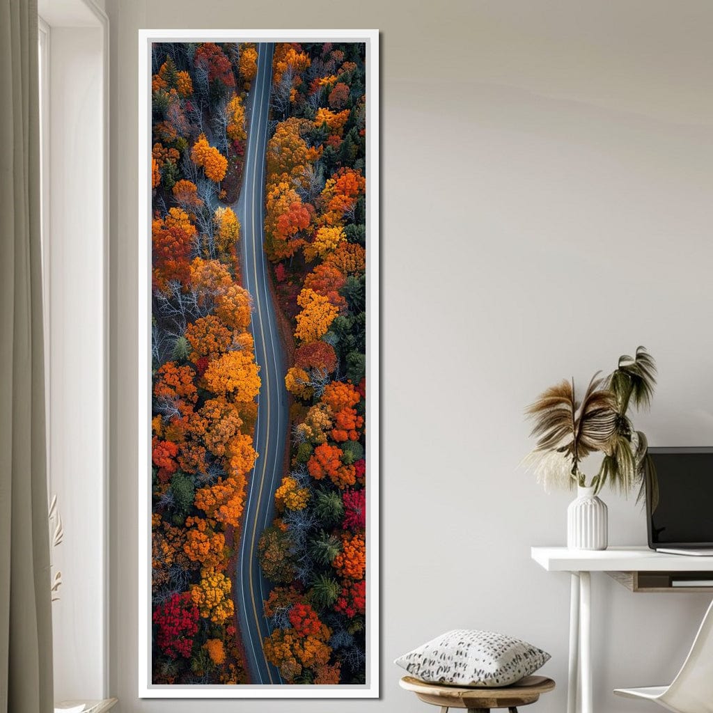 Autumn Road Trip Canvas Wall Art