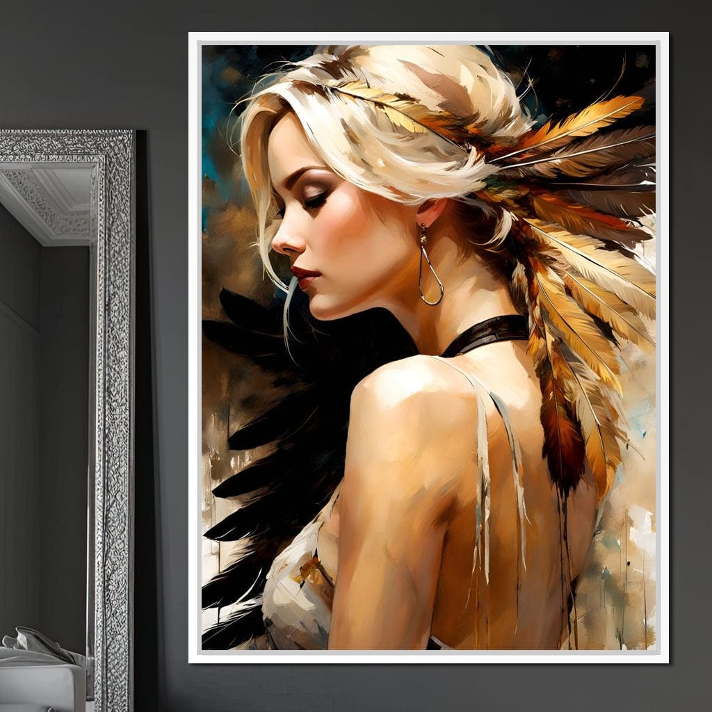 Female Portrait 0024 Canvas Wall Art