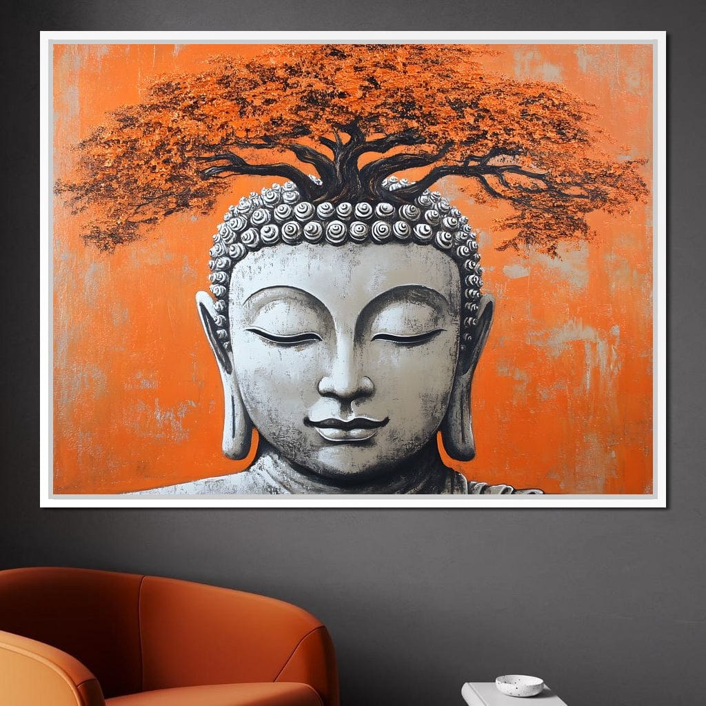 Buddha Tranquility Tree Spirit Canvas Wall Art