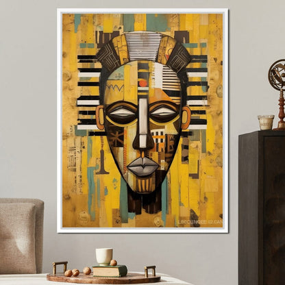 Tribal Mask 05 Canvas Wall Art