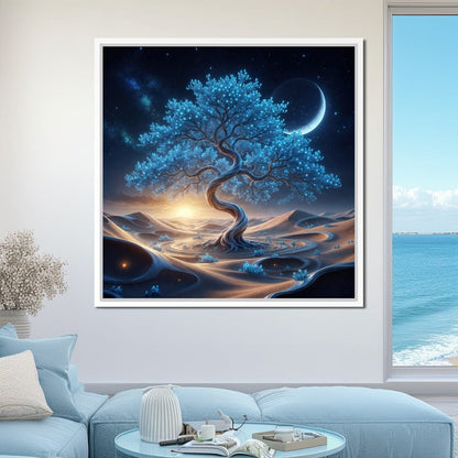 The Celestial Tree Canvas Wall Art