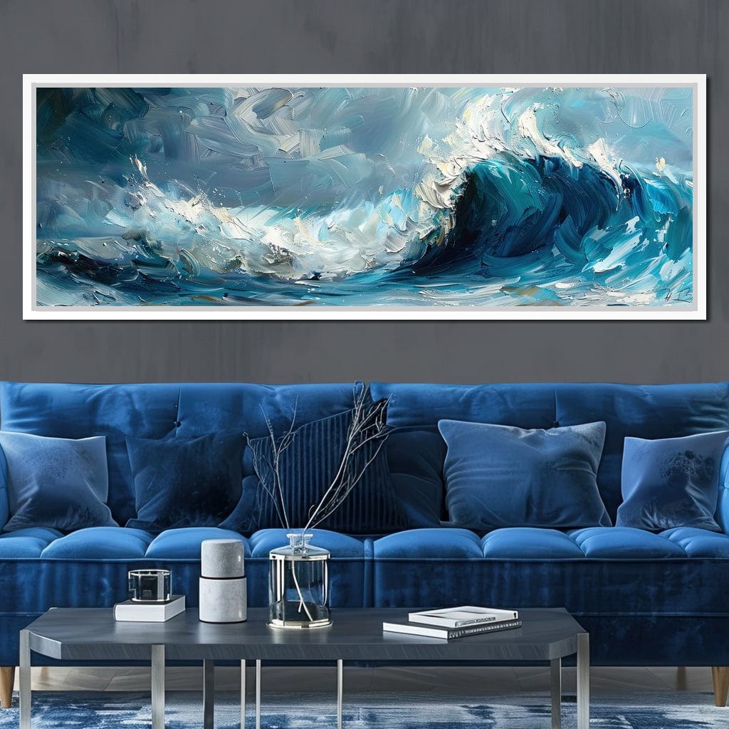 Oceanic Serenade Dance Canvas Wall Art