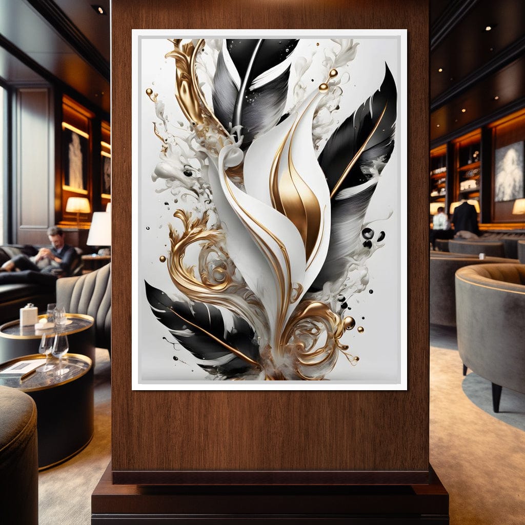 A feather's dream Canvas Wall Art