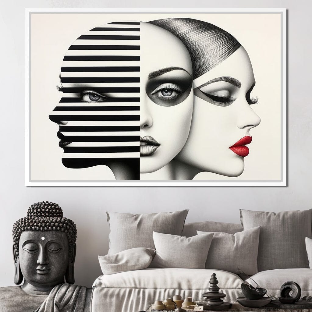 Fragments of Elegance Canvas Wall Art