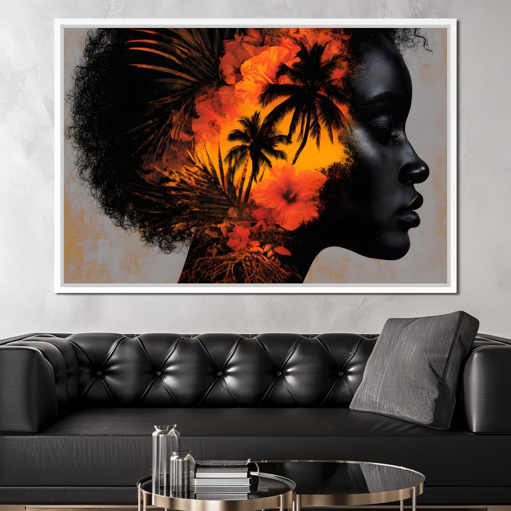 Tropical Mind Tropical Soul Canvas Wall Art