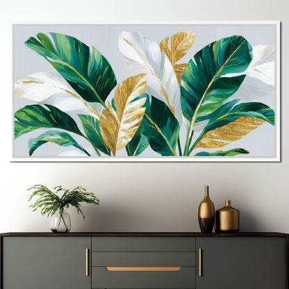 Gold Leaf Botanical Palmdream Canvas Wall Art