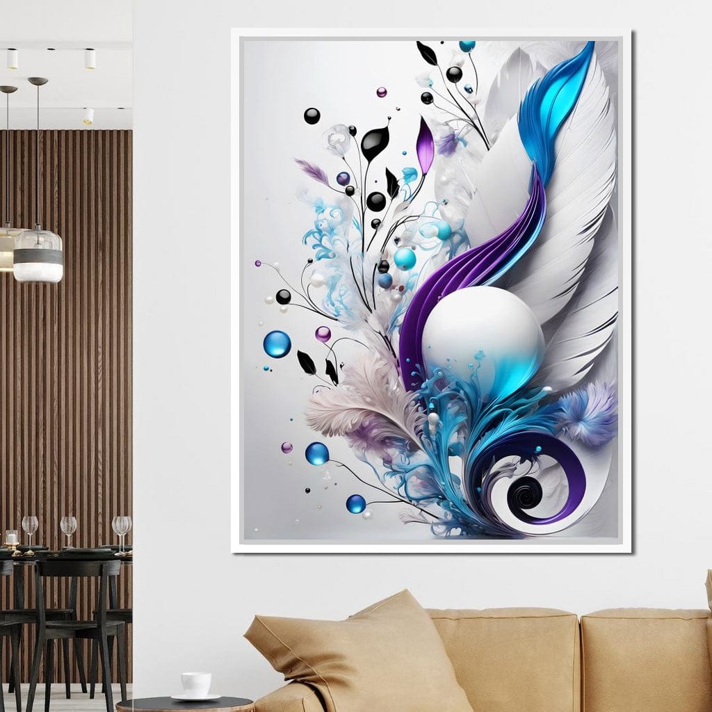 Purity and light Canvas Wall Art