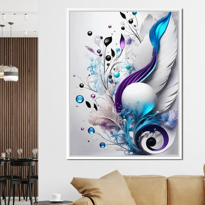 Purity and light Canvas Wall Art