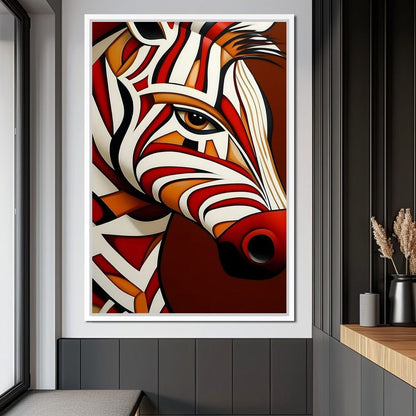 Stripes of the Savanna Melody Canvas Wall Art