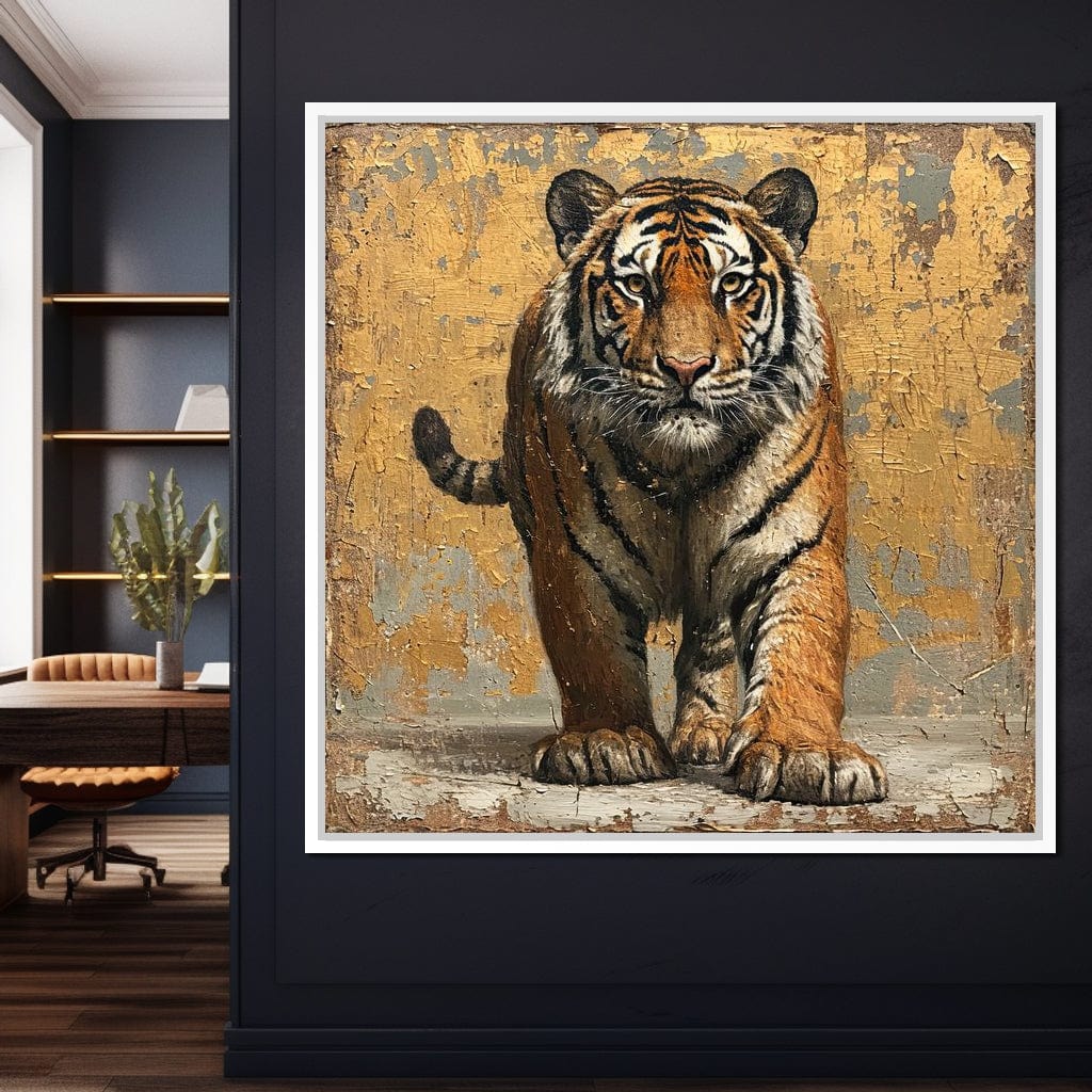 Tiger Sovereign Gaze Canvas Wall Art