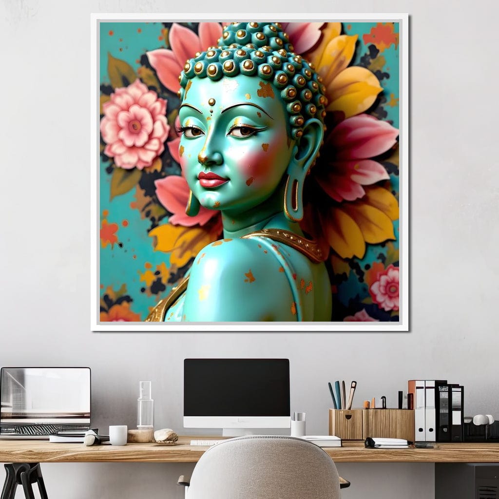Radiant Petals Tranquility Canvas Wall Art