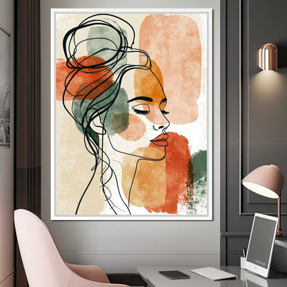 Contours of a Quiet Afternoon Canvas Wall Art