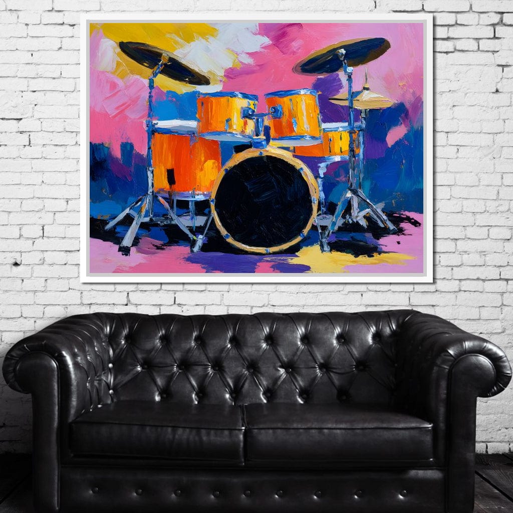 Rhythm of Vibrant Beats Canvas Wall Art
