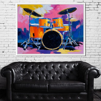 Rhythm of Vibrant Beats Canvas Wall Art