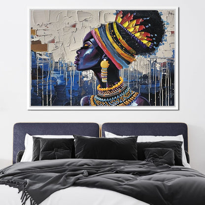 Sapphire Dreams of Africa Canvas Wall Art