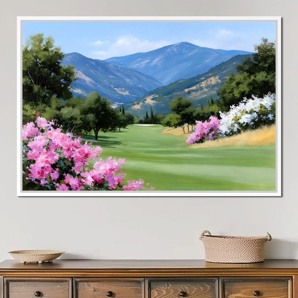 Mountain Meadow Blooms Canvas Wall Art