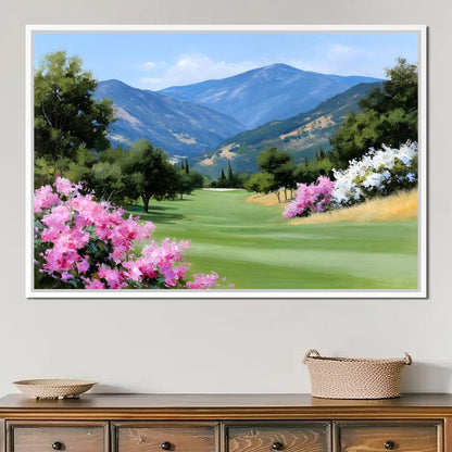 Mountain Meadow Blooms Canvas Wall Art