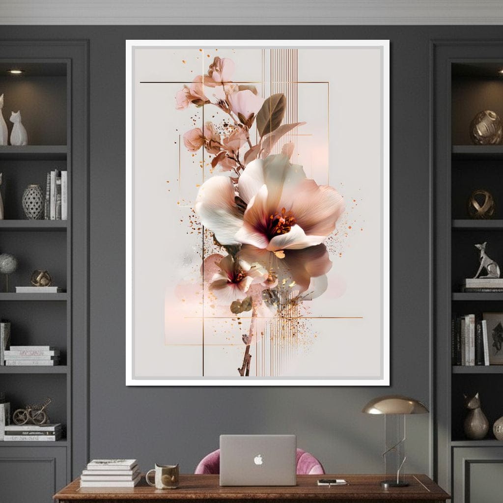 Delicate Petals Radiant Calm Canvas Wall Art