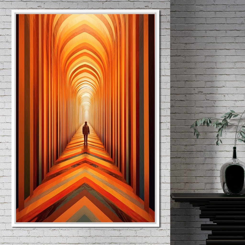 Technicolor Dream Fusion Canvas Wall Art