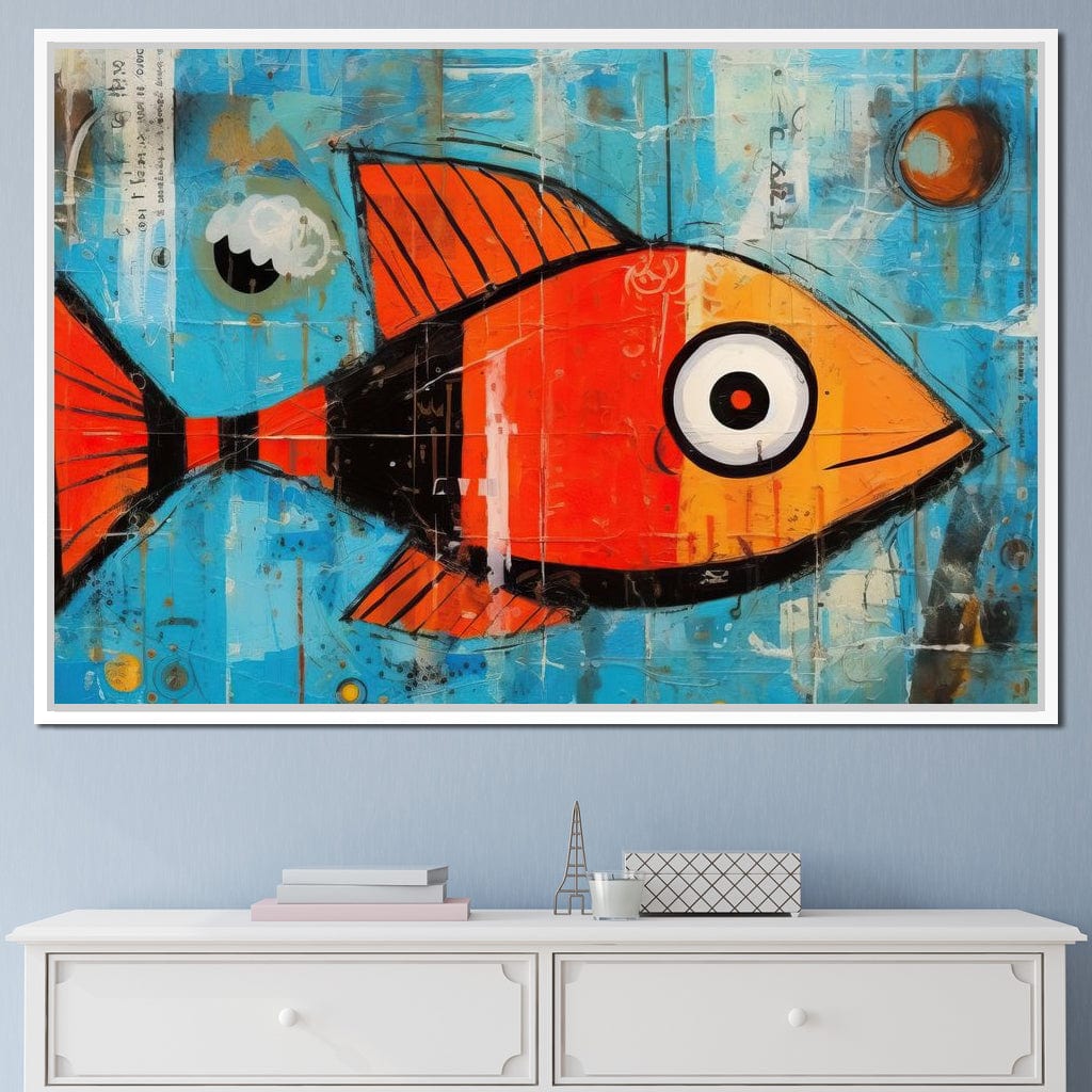 Red Fish Canvas Wall Art