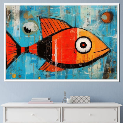 Red Fish Canvas Wall Art