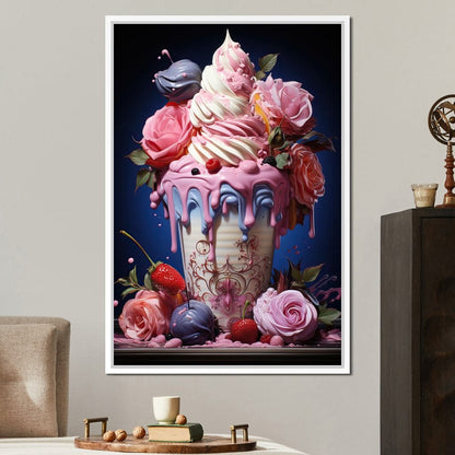 Candy Ice Cream Canvas Wall Art