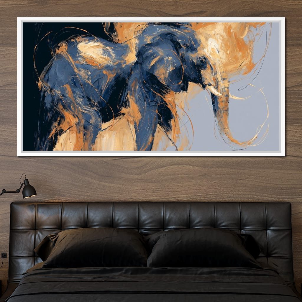 Force of the Great Elephant Wanderer Canvas Wall Art