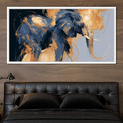 Force of the Great Elephant Wanderer Canvas Wall Art